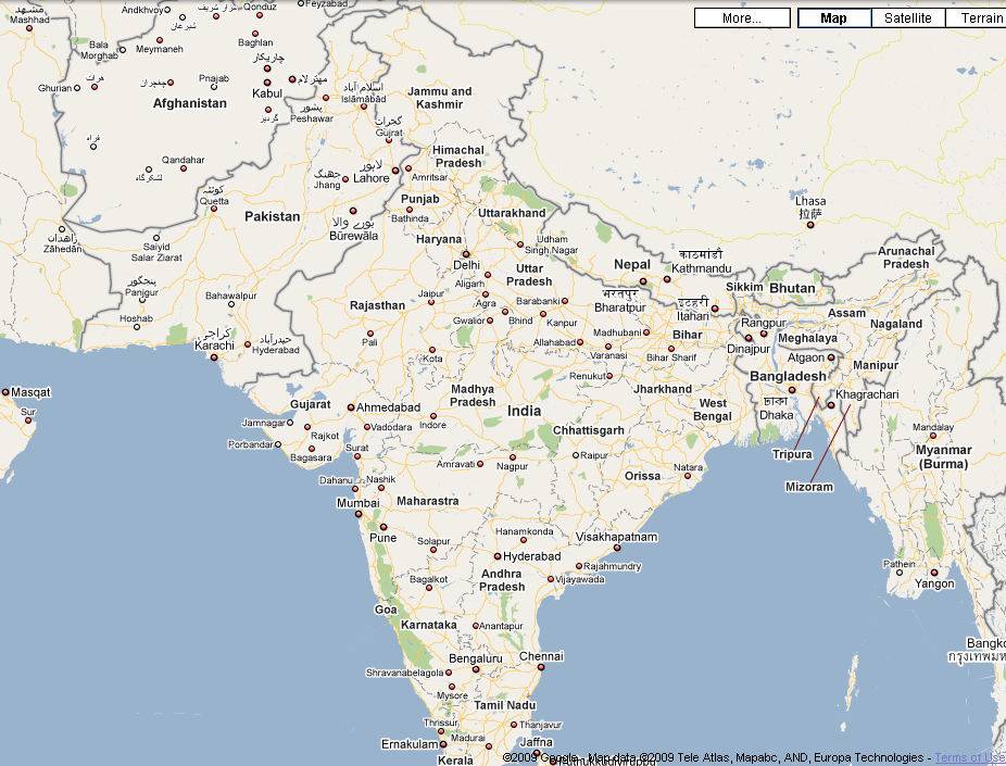 Google versions of India map!!