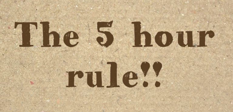 The 5 hr rule